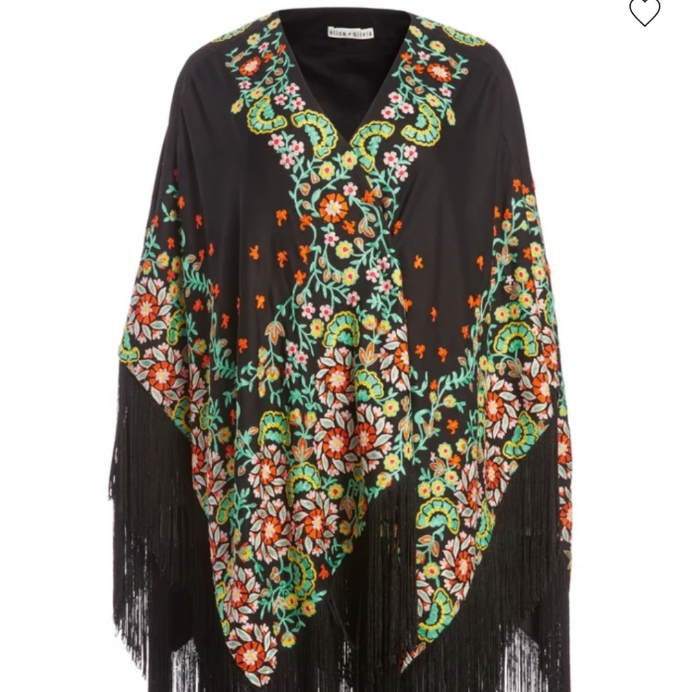 KAMALA EMBROIDERED PONCHO